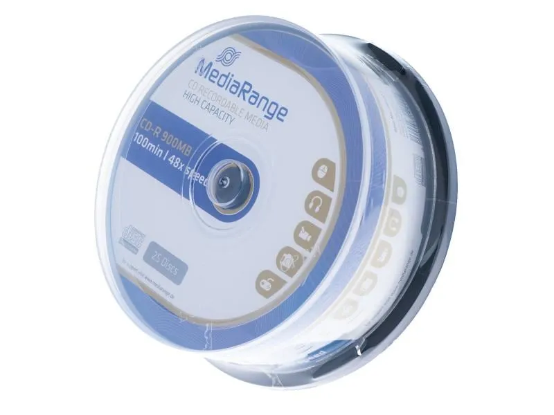 MediaRange CD-R Medien 900 MB, Spindel (25 Stück) MediaRange CD-R Medien 900 MB, Spindel (25 Stück)