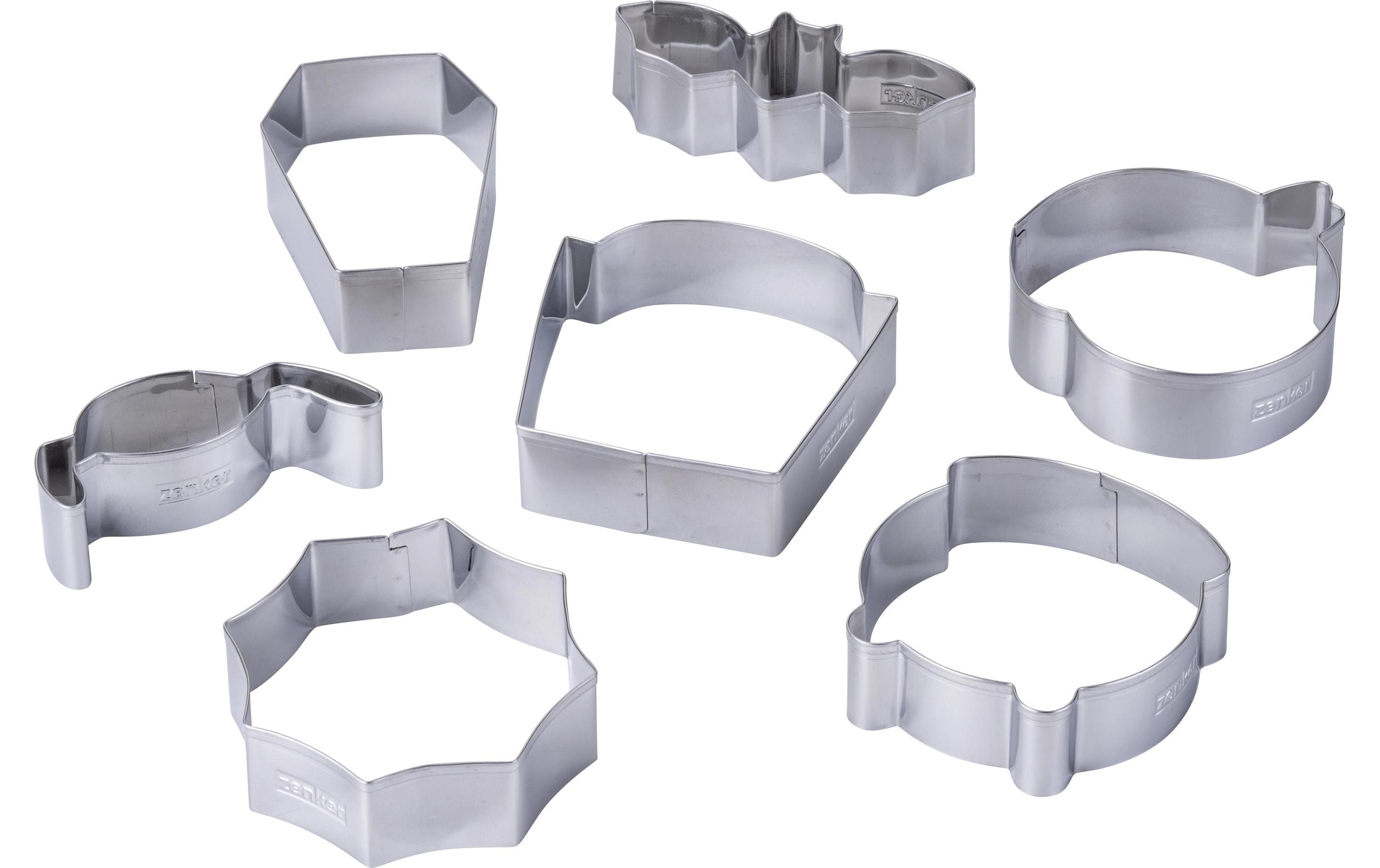 Zenker Guetzli-Ausstecher Happy Halloween 1 Stück, Silber