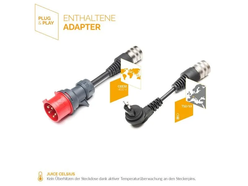 Juice Technology Mobile Wallbox JUICE BOOSTER 2 Swiss Basic Set Typ 1 Juice Technology Mobile Wallbox JUICE BOOSTER 2 Swiss Basic Set Typ 1