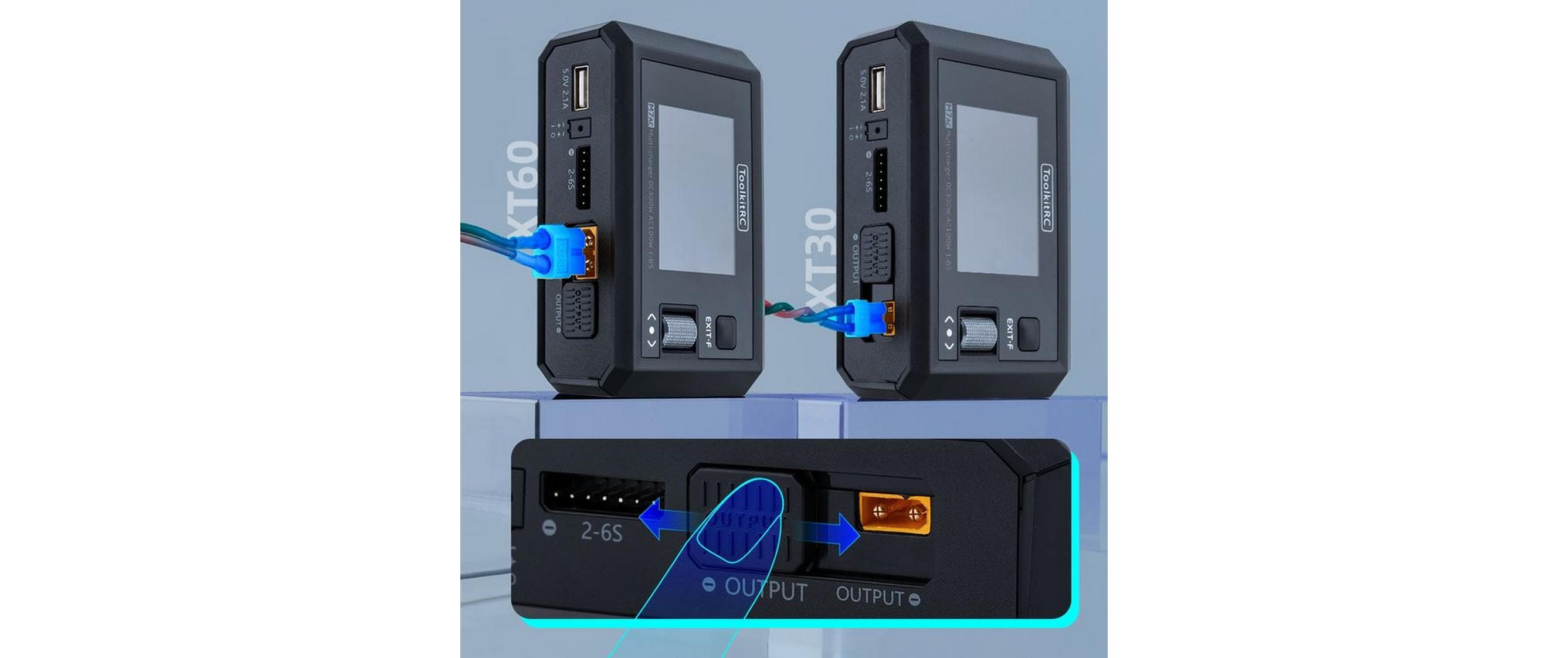 ToolkitRC Ladegerät M7AC AC/DC 100W 1-6S
