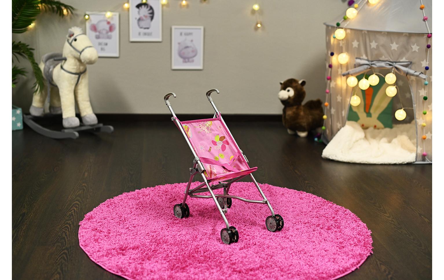 Knorrtoys Puppenbuggy Sim – Pink Little Princess