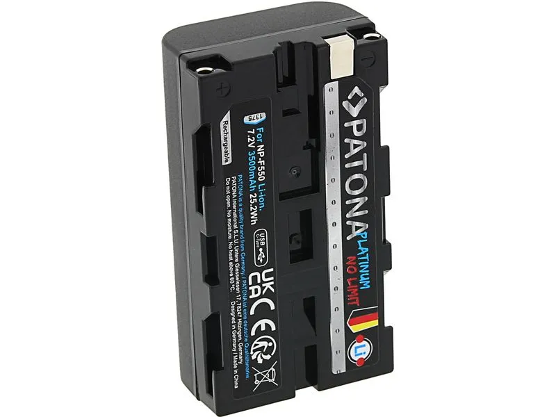 Patona Platinum Akku für Sony NP-F550, F330, F530, F750, F930