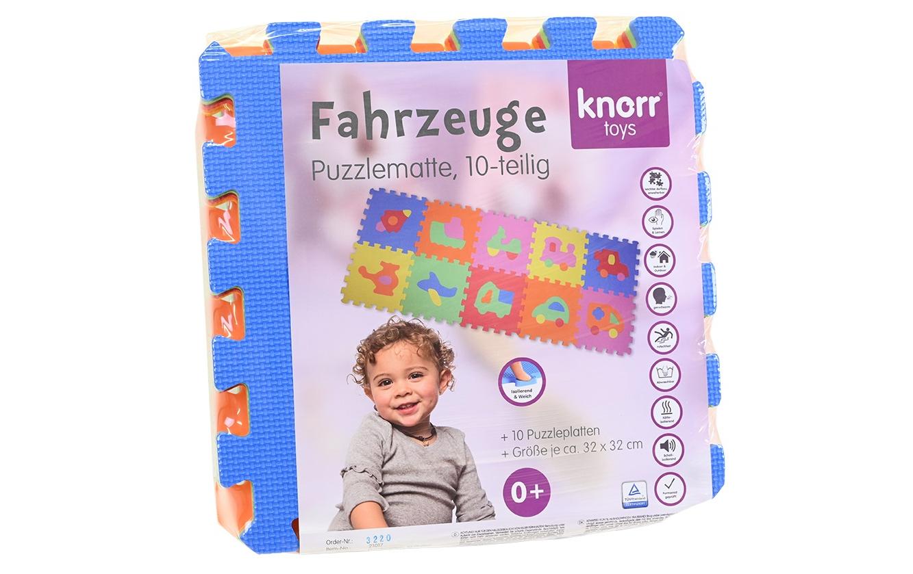 Knorrtoys Puzzlematte Fahrzeuge 9-Teilig