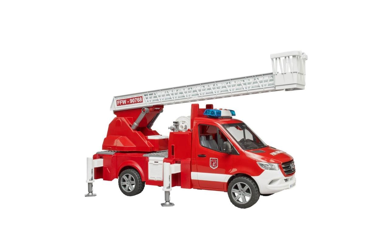 Bruder Spielwaren Rettungsfahrzeug MB Sprinter Feuerwehr Drehl