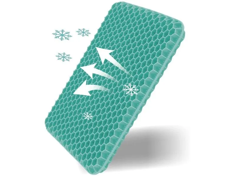 VITALmaxx Sitzkissen mit Wabenstruktur 42 x 37 cm, Türkis VITALmaxx Sitzkissen mit Wabenstruktur 42 x 37 cm, Türkis
