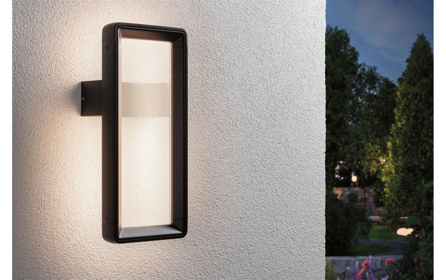 Paulmann LED Aussenwandleuchte Reana Bewegungsmelder 3000K Anthrazit