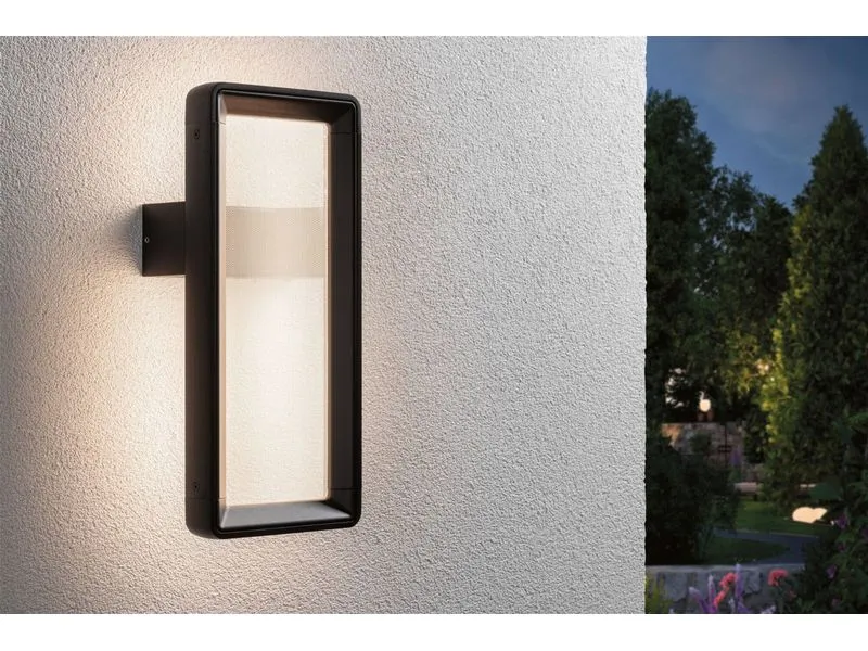Paulmann LED Aussenwandleuchte Reana Bewegungsmelder 3000K Anthrazit Paulmann LED Aussenwandleuchte Reana Bewegungsmelder 3000K Anthrazit
