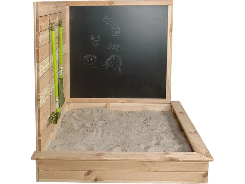 Esschert Design Eck-Sandkasten mit Tafel Holz 115.5 cm Esschert Design Eck-Sandkasten mit Tafel Holz 115.5 cm