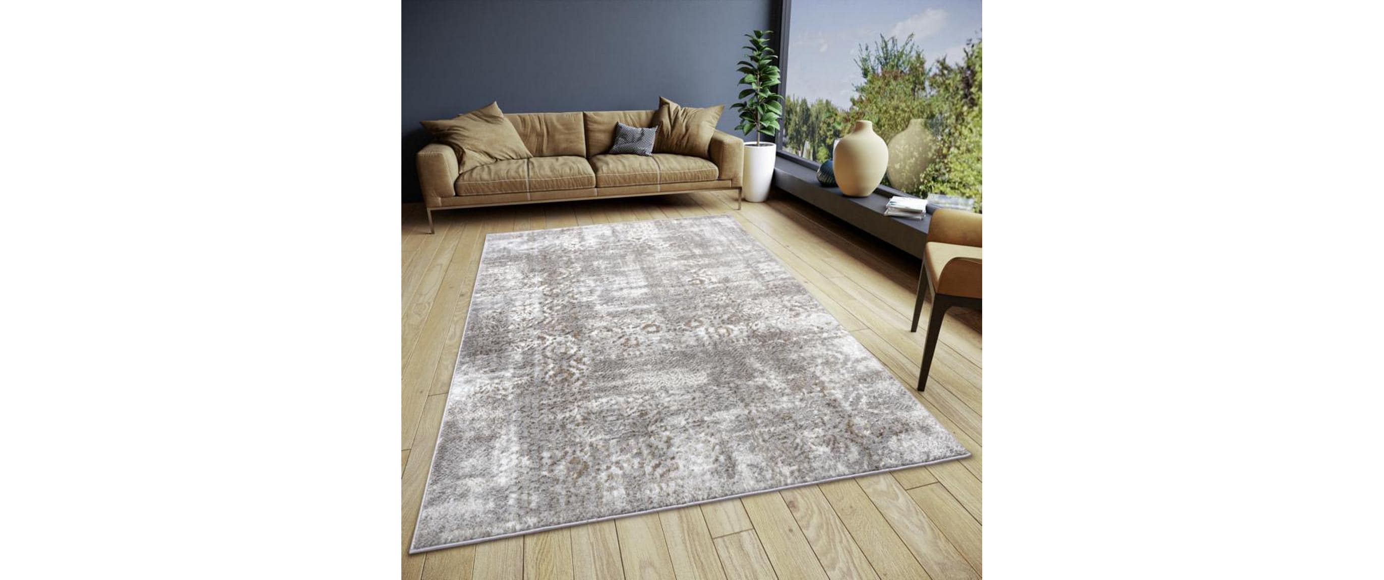 Hanse Home Teppich Style 120 cm x 170 cm, Braun/Grau Hanse Home Teppich Style 120 cm x 170 cm, Braun/Grau