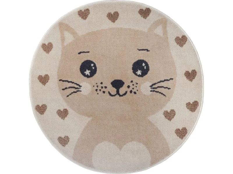 Hanse Home Spielteppich Cat 140 cm, Beige