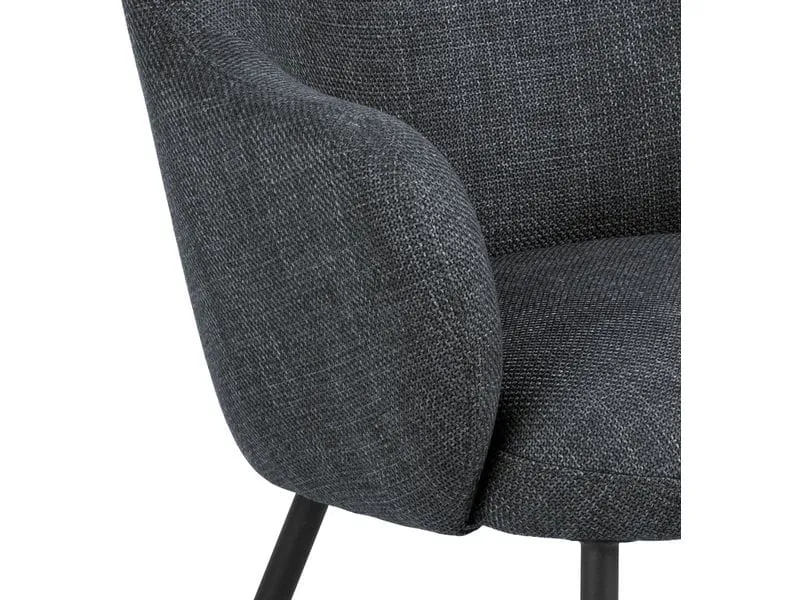 AC Design Sessel Spencer Polyurethan (PU)/Stahl, Dunkelgrau AC Design Sessel Spencer Polyurethan (PU)/Stahl, Dunkelgrau