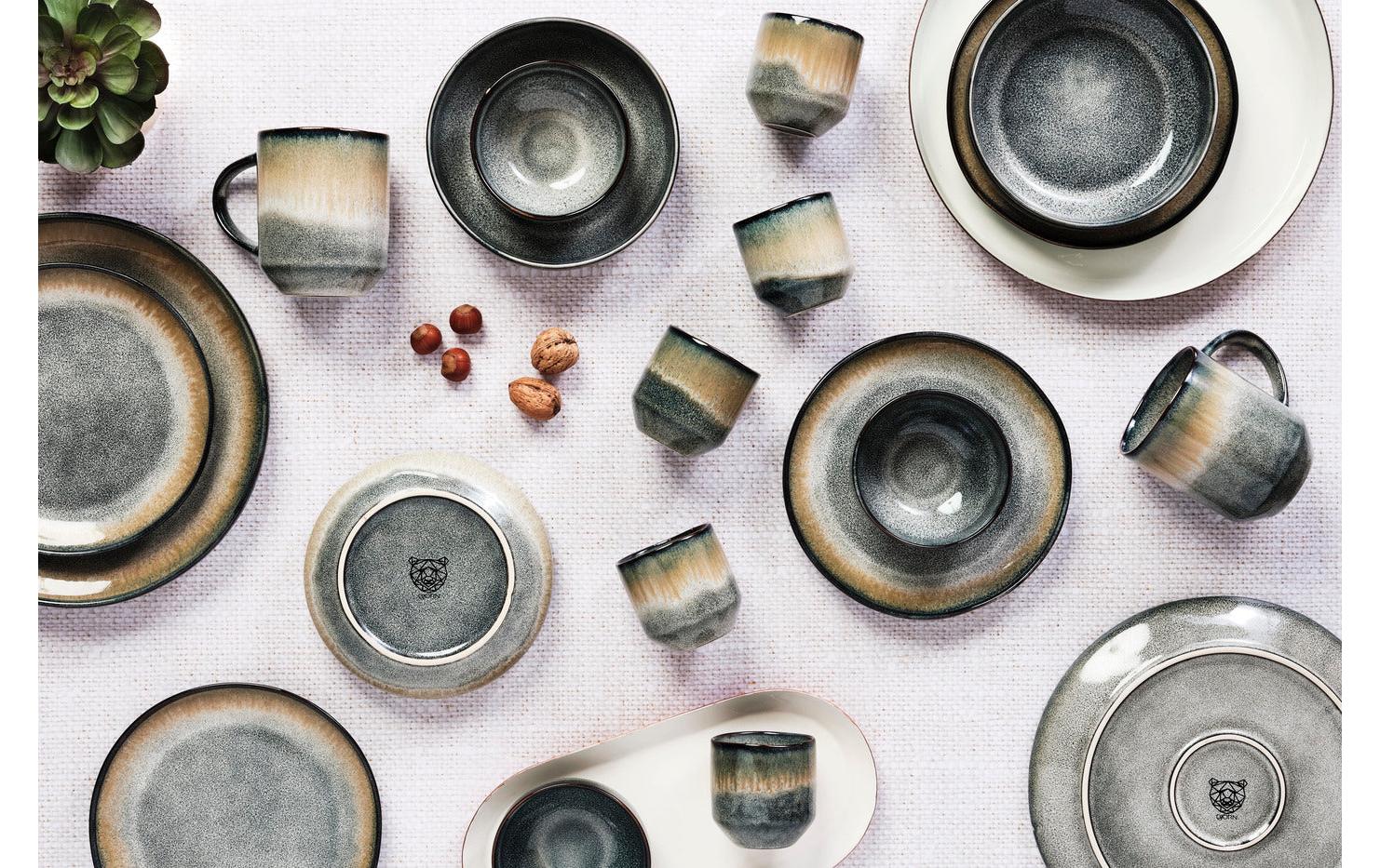 Björn Speiseteller Genesis Braun, Ø20.5 cm - 6-teilig