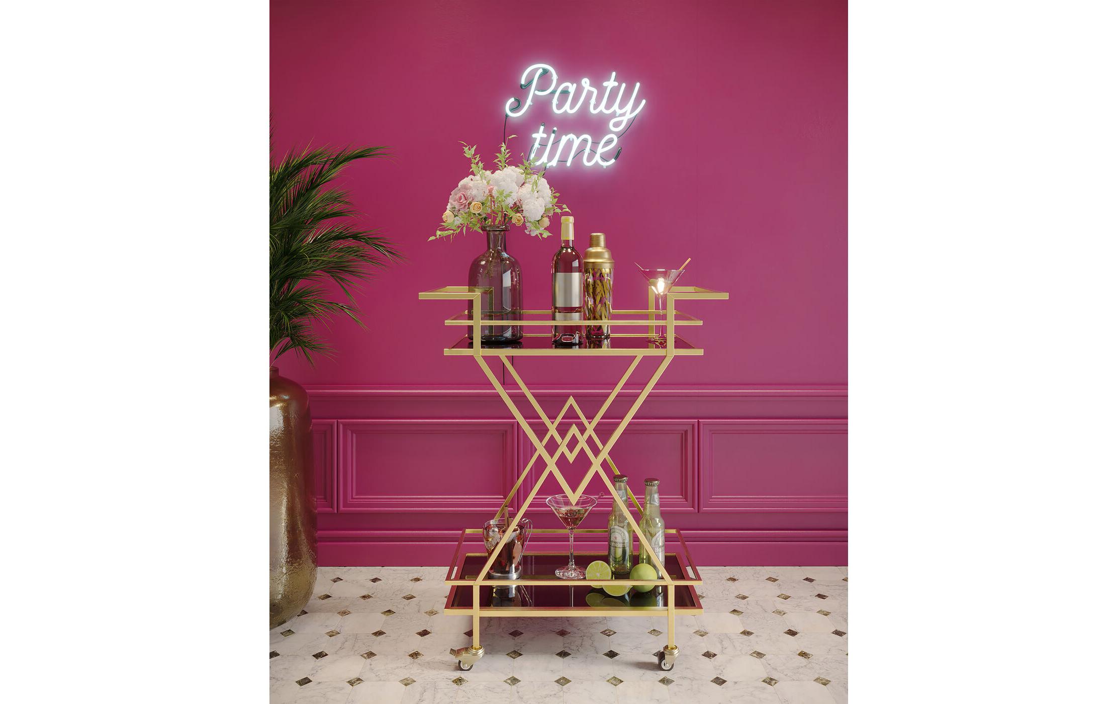 Kare Servierwagen Pyramids 36 x 65 x 79 cm