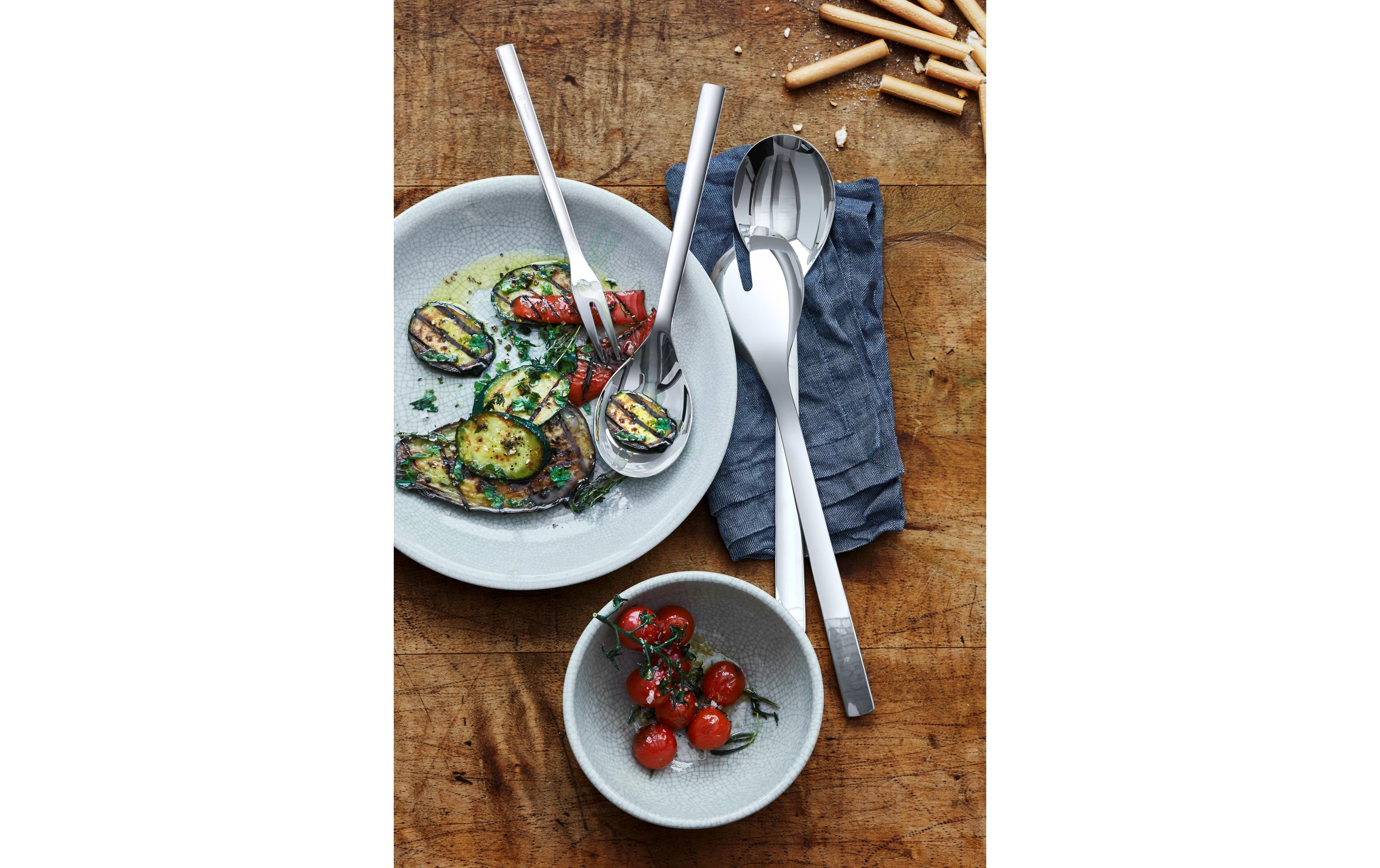 WMF Salatbesteck Nuova 4-teilig, Silber