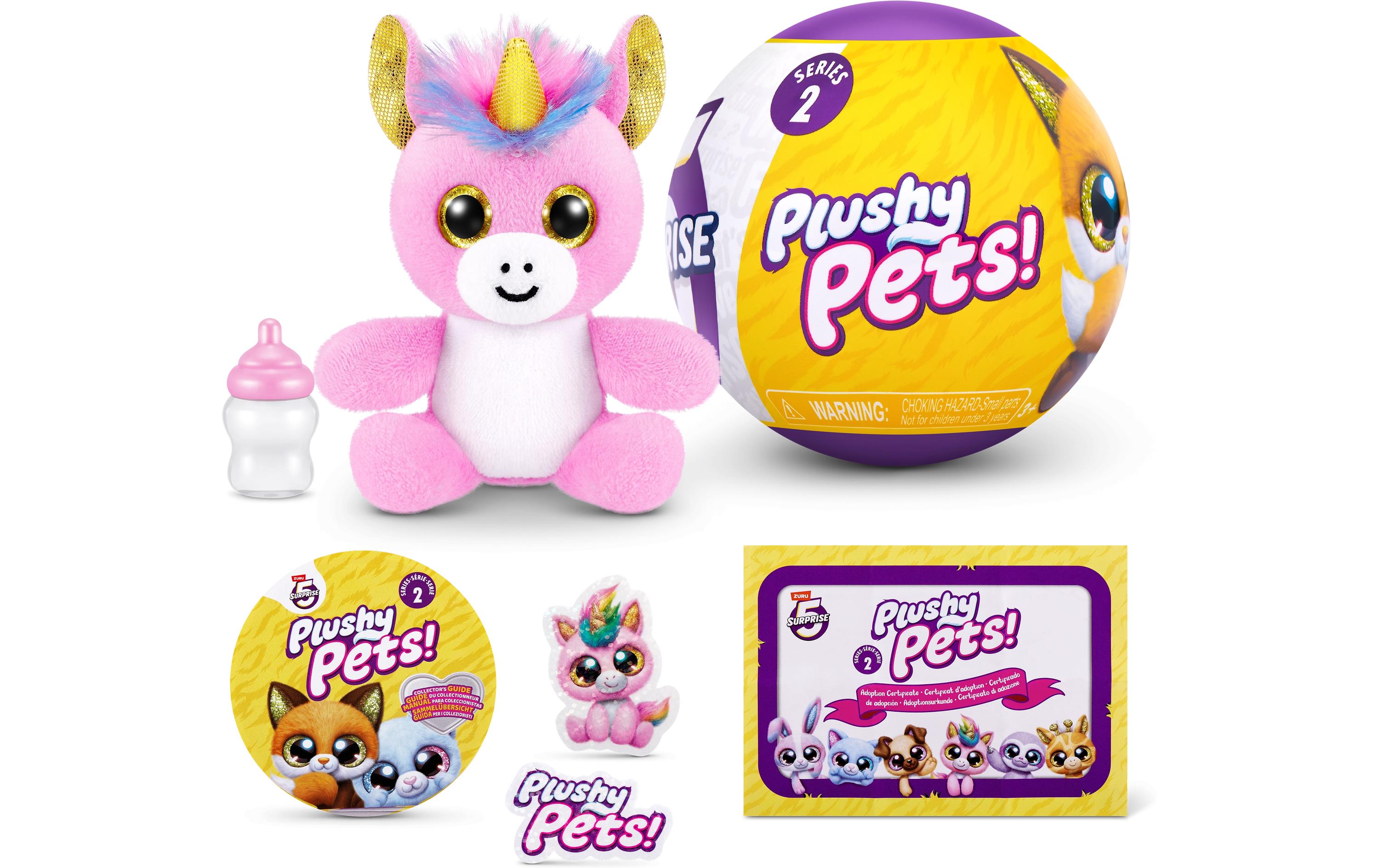 Zuru 5 Surprise Plushy Pets Series 2 assortiert