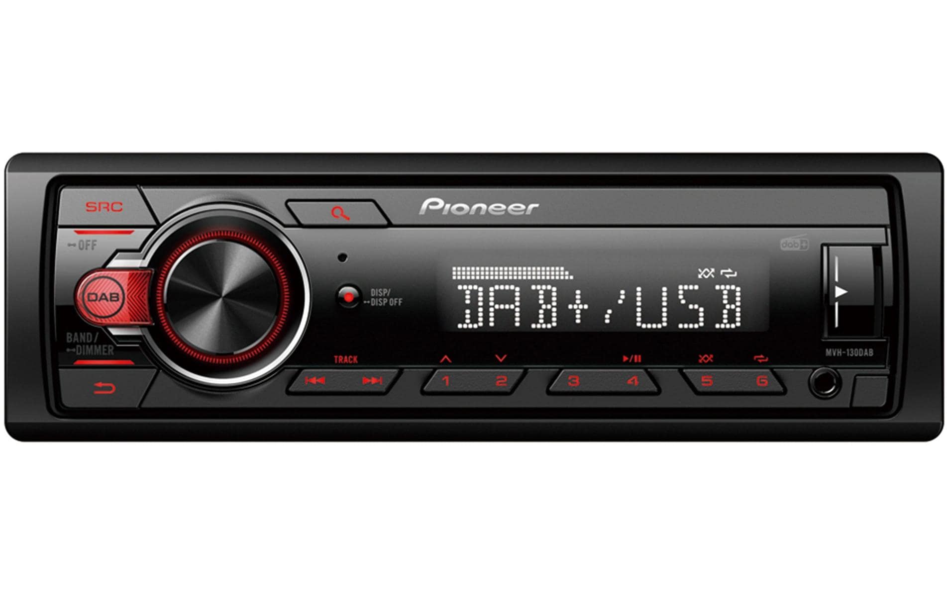 Pioneer Autoradio MVH-130DAB 1 DIN Pioneer Autoradio MVH-130DAB 1 DIN
