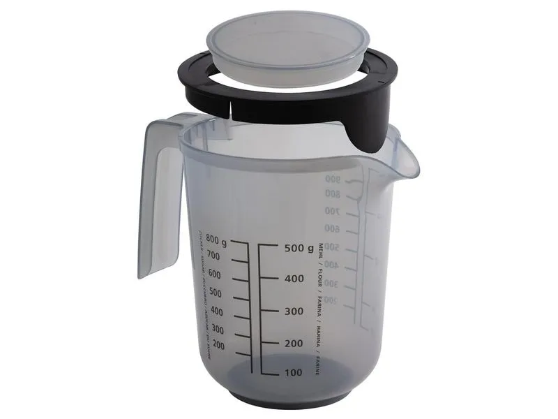 APS Rührbecher mit Deckel MIXUP 1 l, French Grey