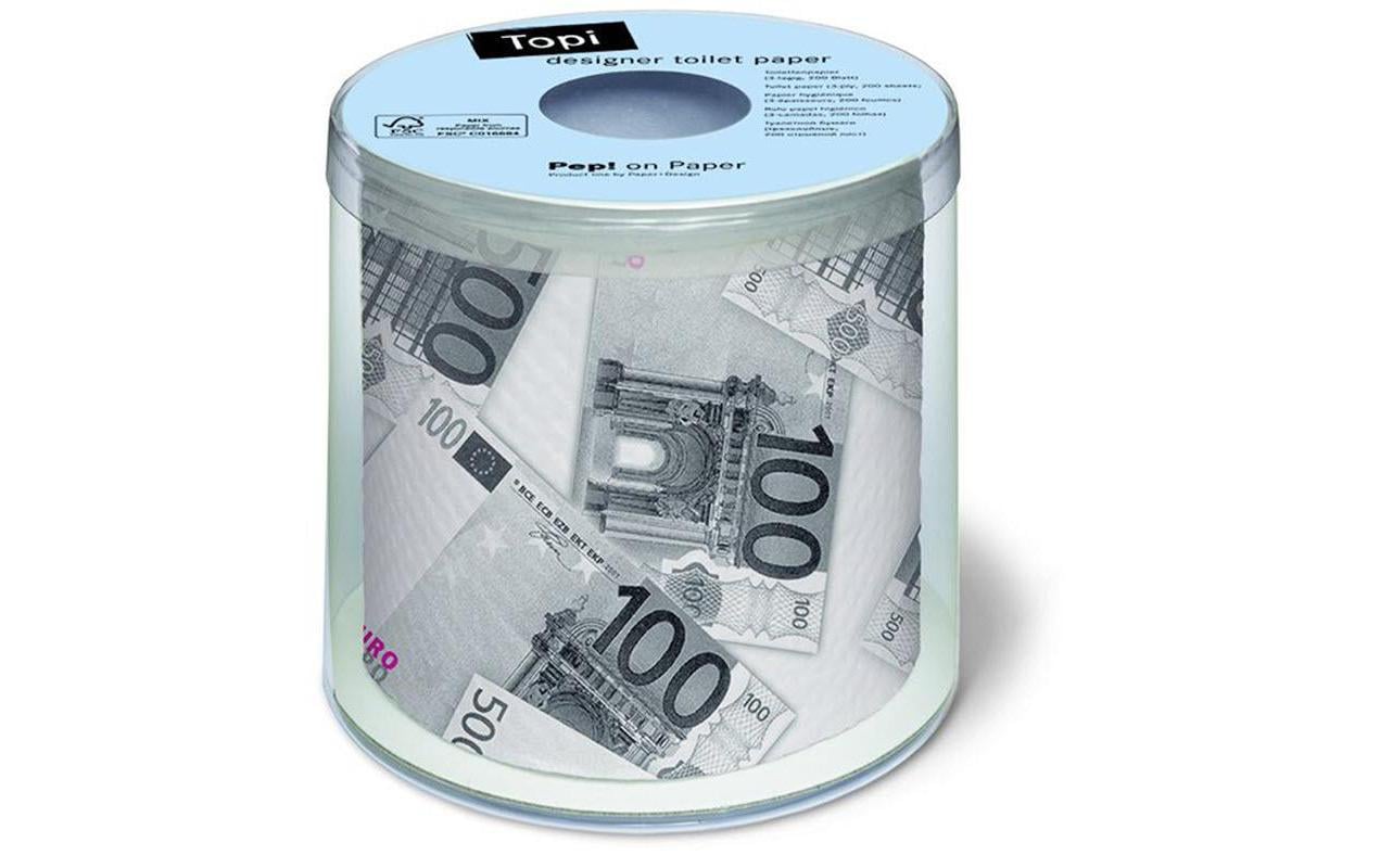 Paper + Design Toilettenpapier Euro 1 Rollen, 3-lagig, Mehrfarbig