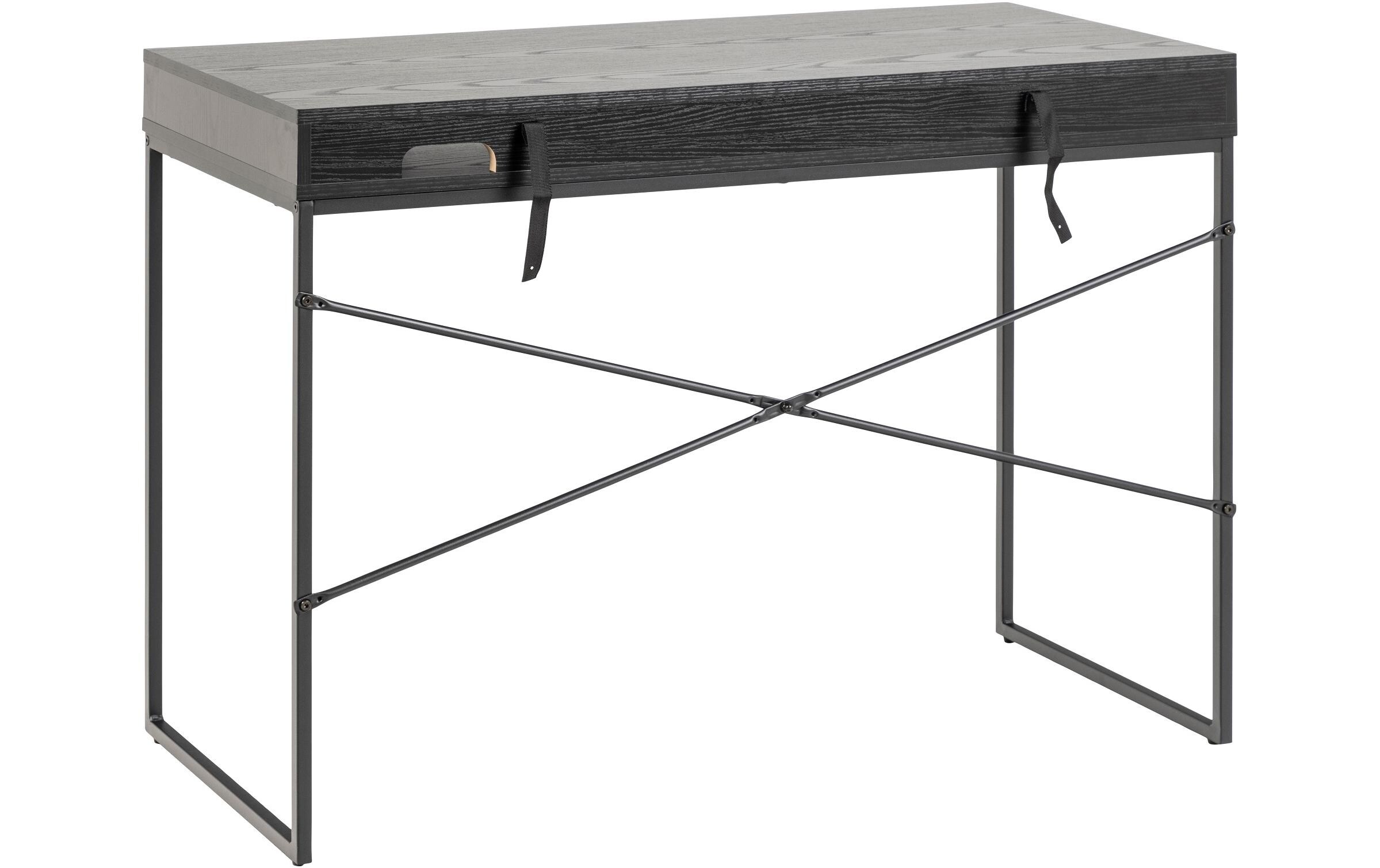 AC Design Tisch Seaford, Schwarz matt / Schwarz matt