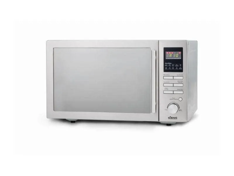 Koenig Mikrowelle mit Grill 3-in-1 Silber Koenig Mikrowelle mit Grill 3-in-1 Silber