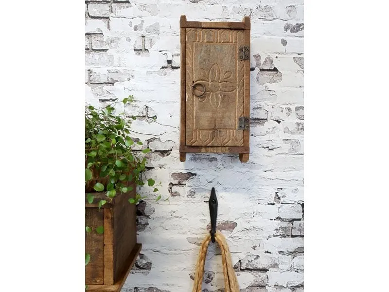 Chic Antique Wandschrank Grimaud aus Backsteinform Nature