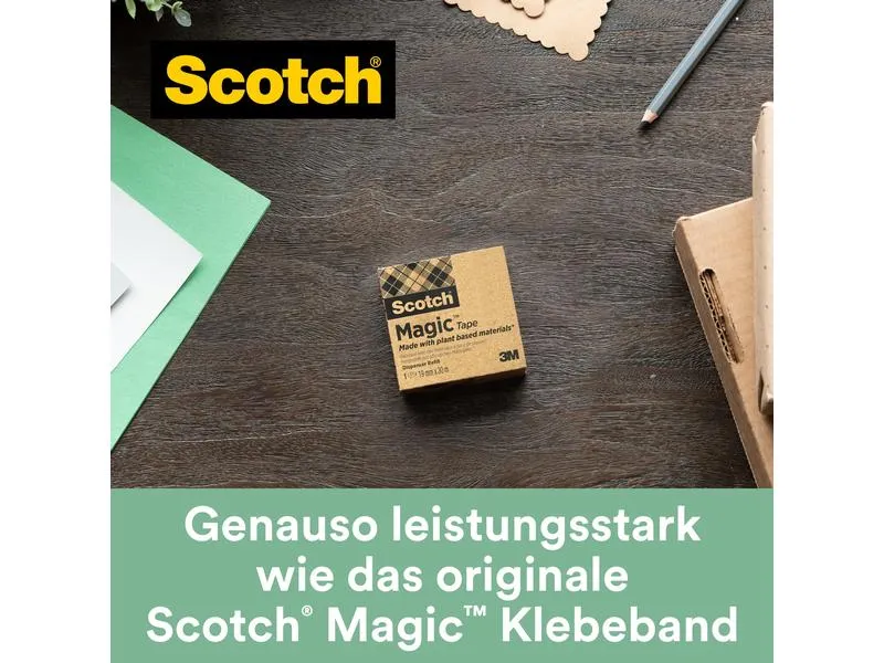 Scotch Tischabroller Magic 19 mm x 33 m, Schwarz Scotch Tischabroller Magic 19 mm x 33 m, Schwarz