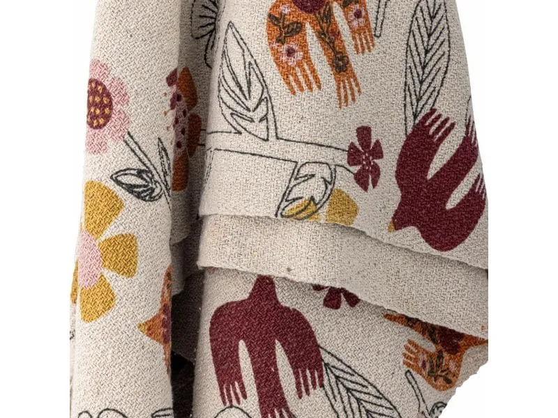 Bloomingville Tagesdecke Vivielle, 160 x 130 cm, Mehrfarbig