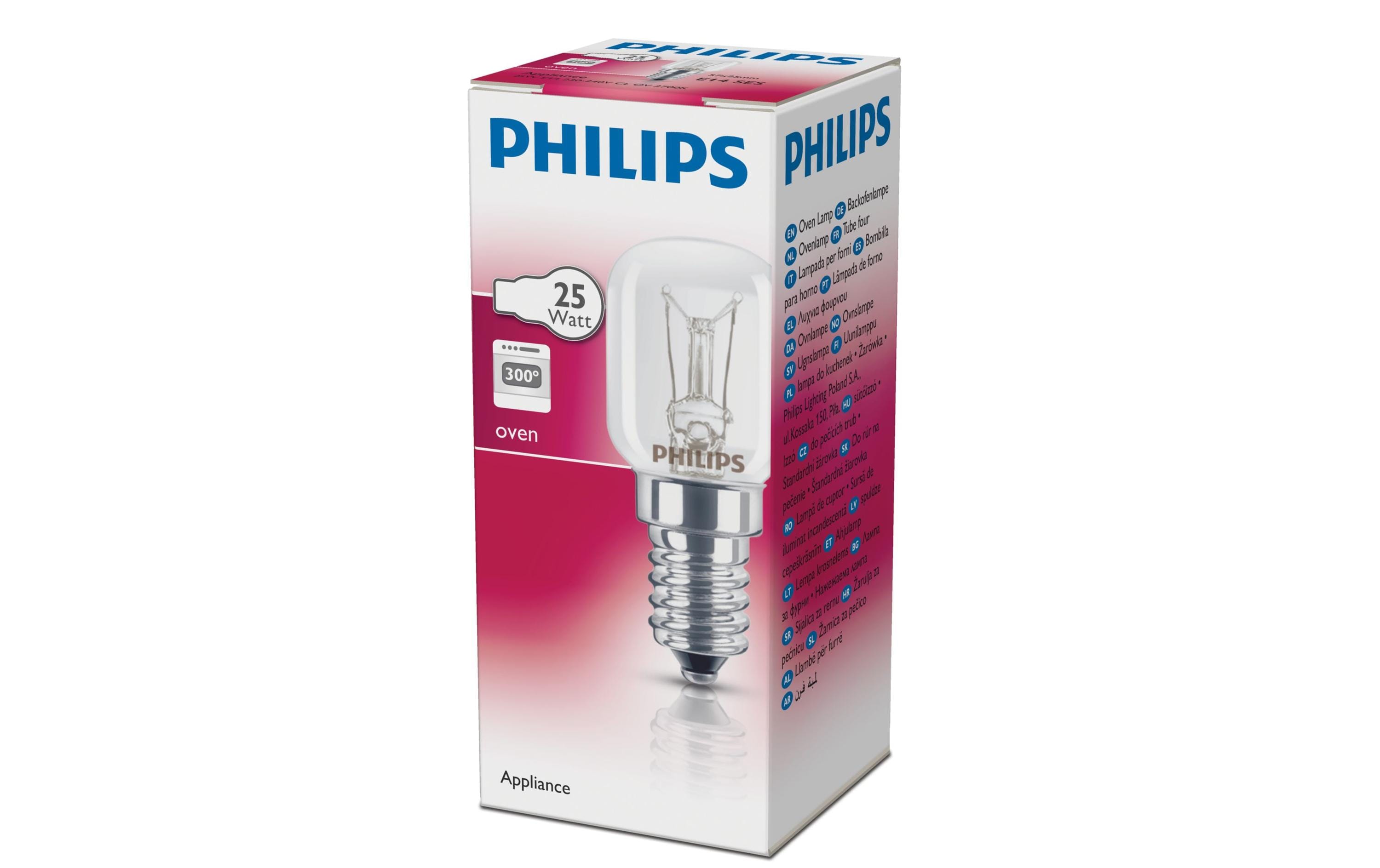 Philips Professional Lampe Backofen 25W E14 230-240 V T25 CL OV 1CT