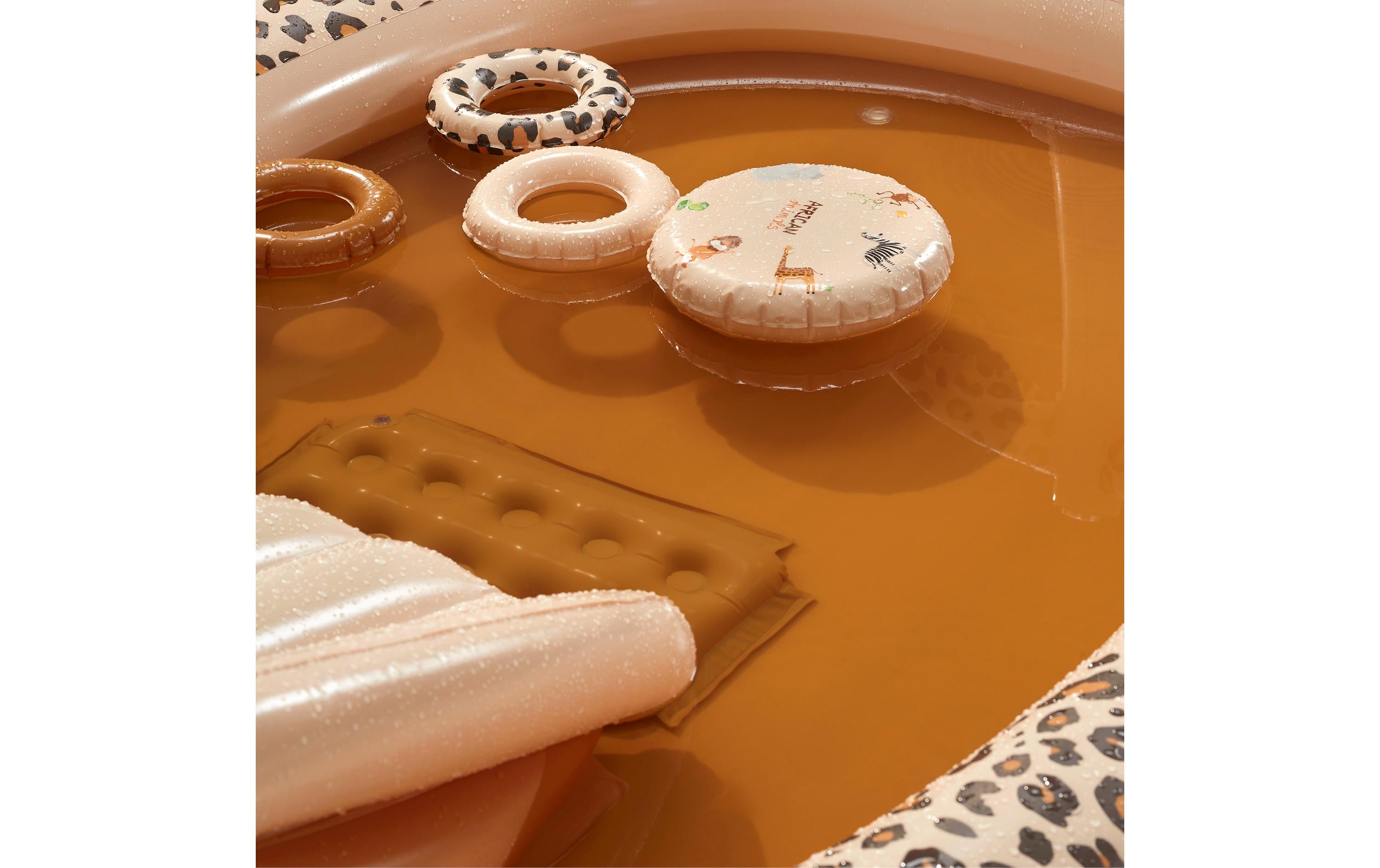 Swim Essentials Planschbecken Beige Leopard Ø 210 cm