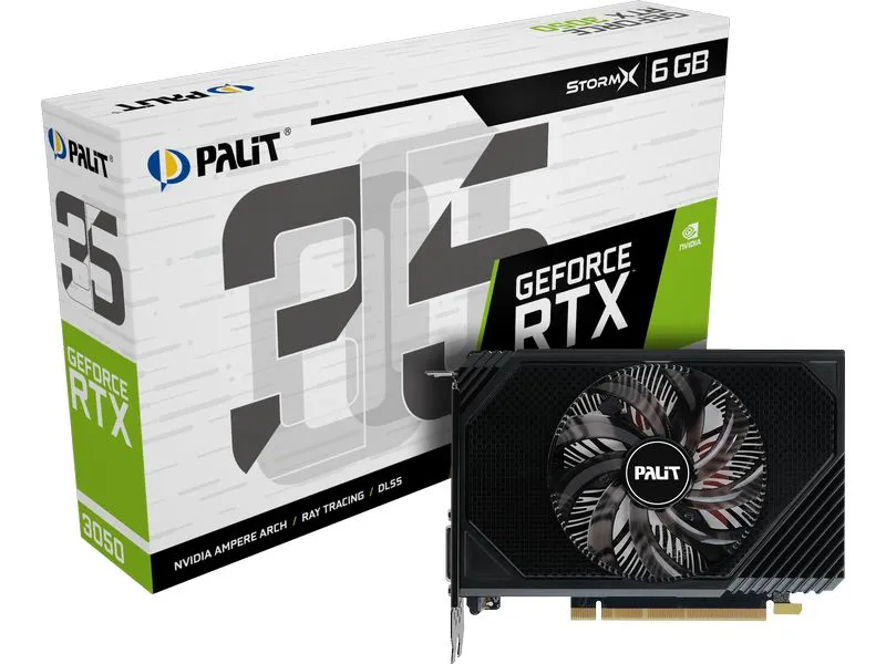 Palit Grafikkarte GeForce RTX 3050 StormX 6 GB Palit Grafikkarte GeForce RTX 3050 StormX 6 GB