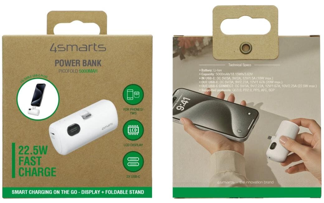 4smarts Powerbank PicoFold 5000 mAh