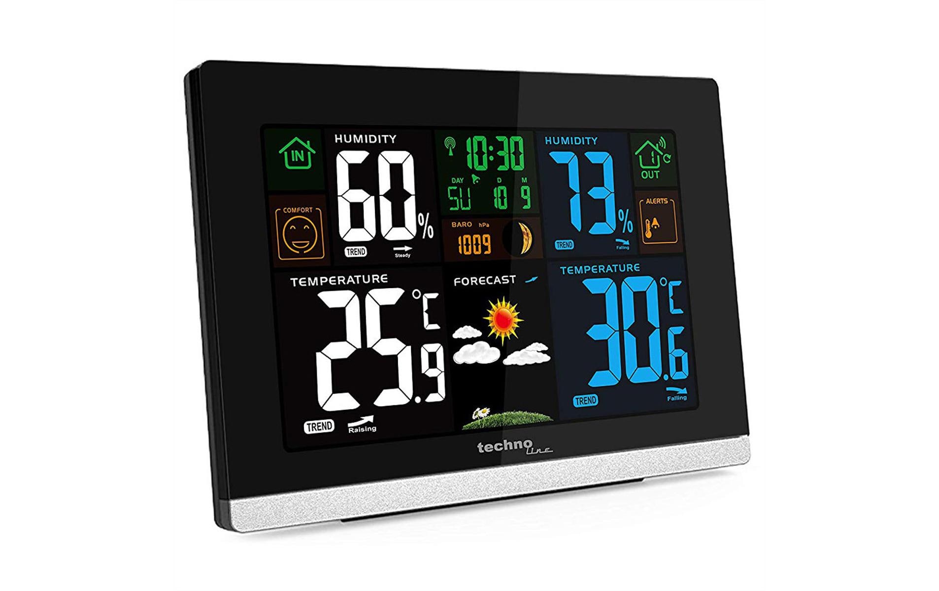 Technoline Wetterstation WS 6462 Schwarz