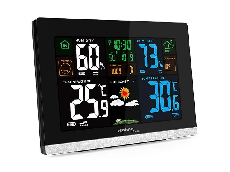 Technoline Wetterstation WS 6462 Schwarz