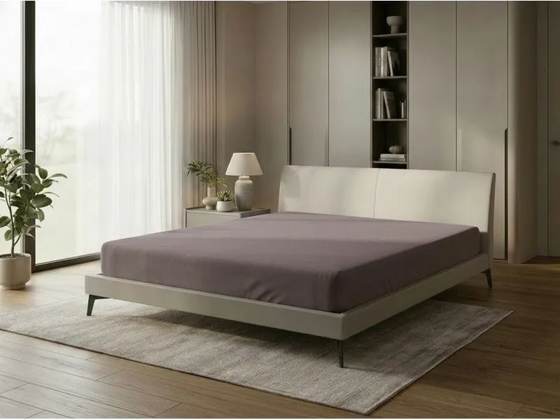 COCON Fixleintuch Jersey 140-160 x 200 cm, Taupe
