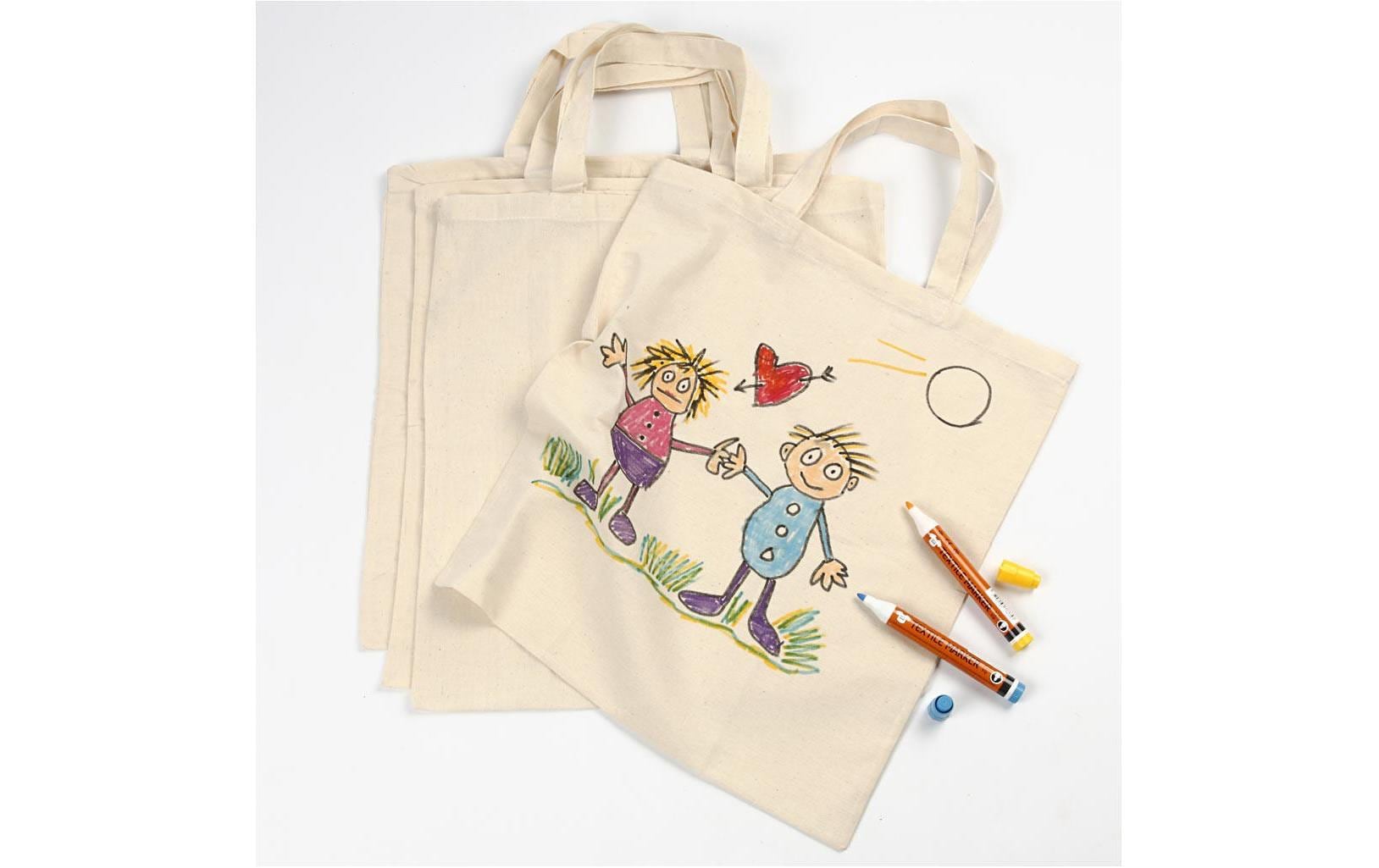 Creativ Company Stofftasche 39 x 44 cm Baumwolle, Beige Creativ Company Stofftasche 39 x 44 cm Baumwolle, Beige