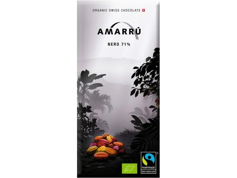 Amarru Tafelschokolade Nero 71% Bio 100 g