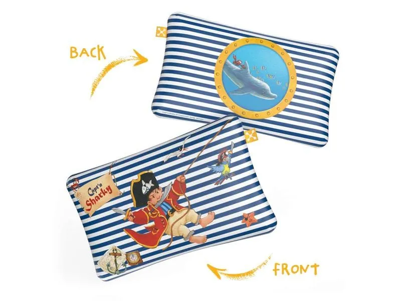 Smartsleep Kinder Kopfkissenbezug Comfort Capt'n Sharky 50 x 32 cm Smartsleep Kinder Kopfkissenbezug Comfort Capt'n Sharky 50 x 32 cm