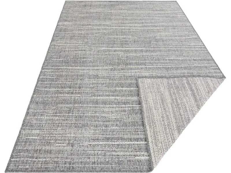 Elle Decoration Teppich Melange 80 x 150 cm, Silver