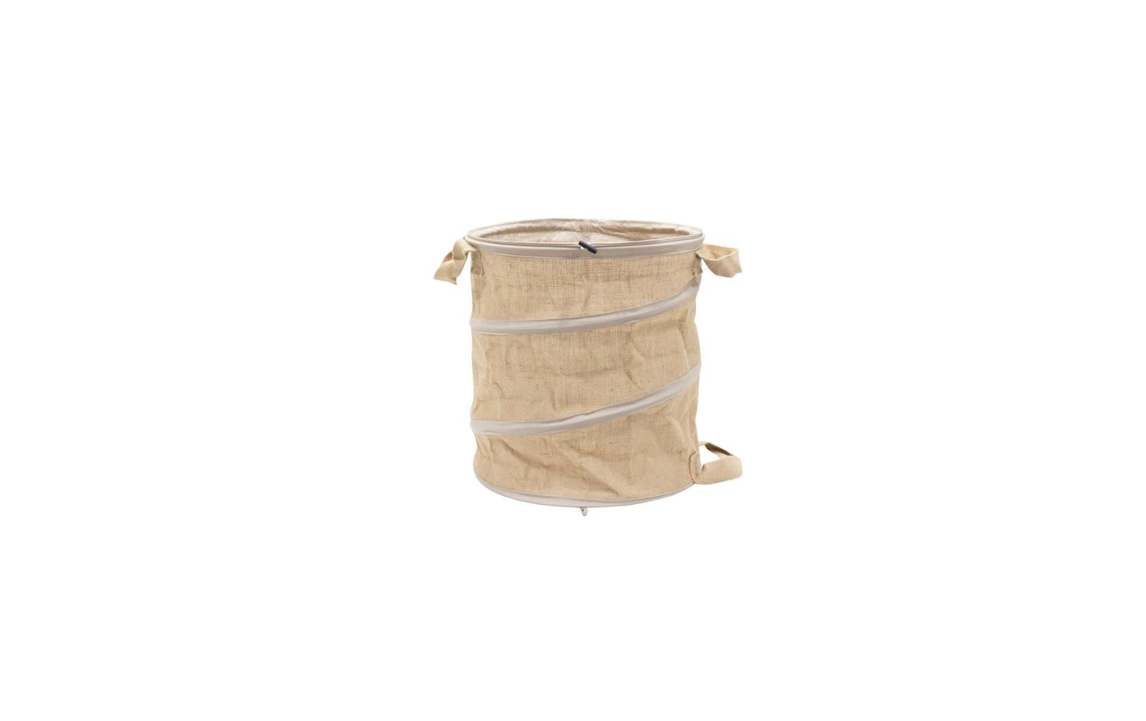 Colibri Allzweckbehälter Pop-up Jute 56 l, D40xH46 cm Colibri Allzweckbehälter Pop-up Jute 56 l, D40xH46 cm