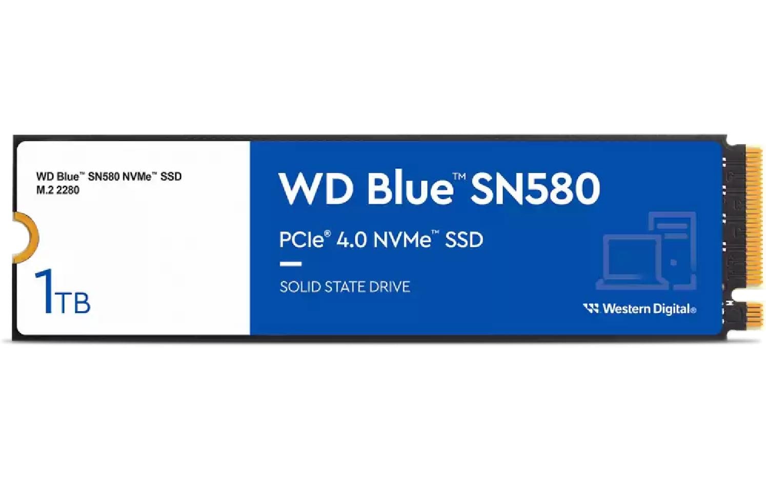 Western Digital SSD WD Blue SN580 M.2 2280 NVMe 1000 GB