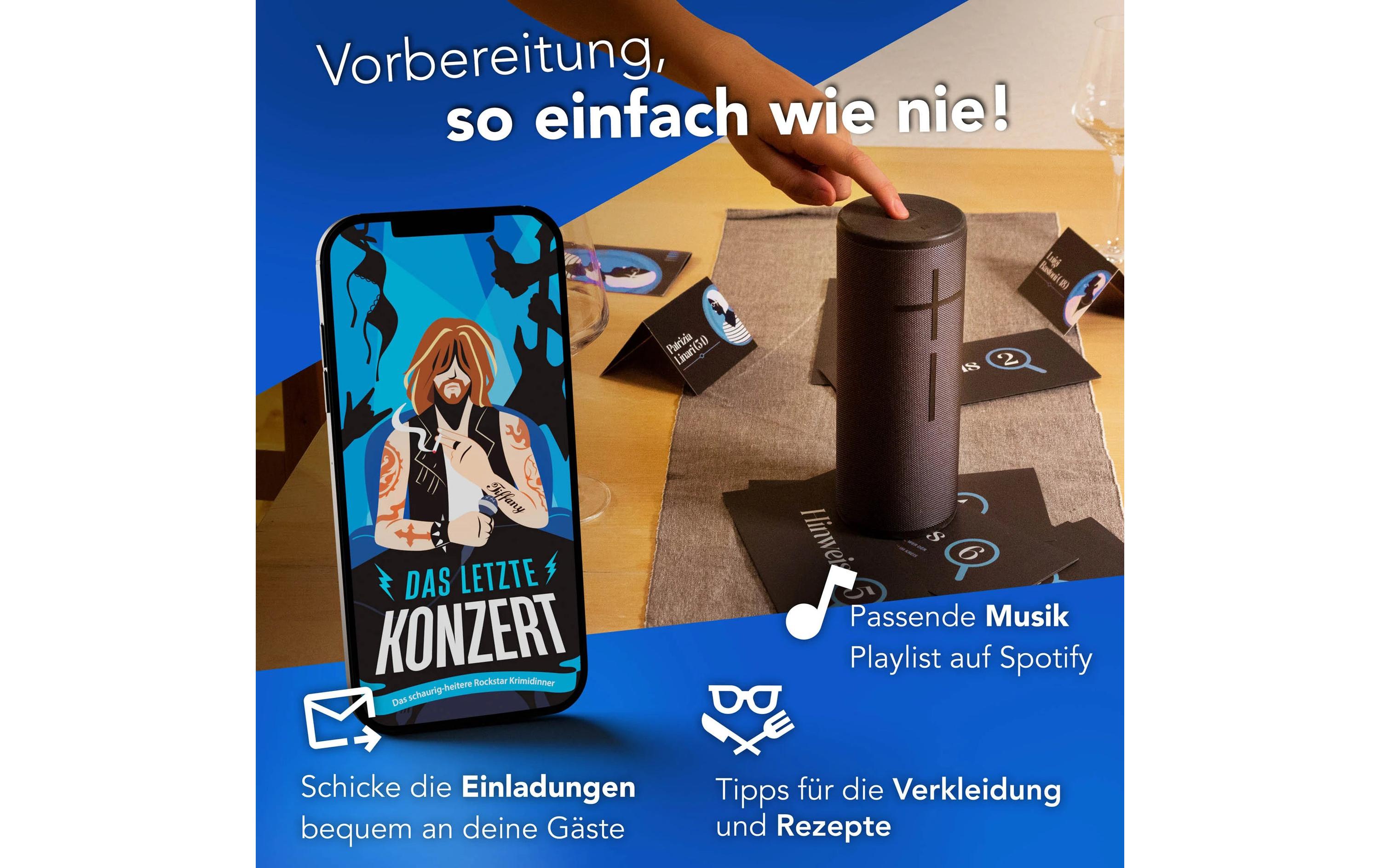 Crime Cases Partyspiel Das letzte Konzert -DE-