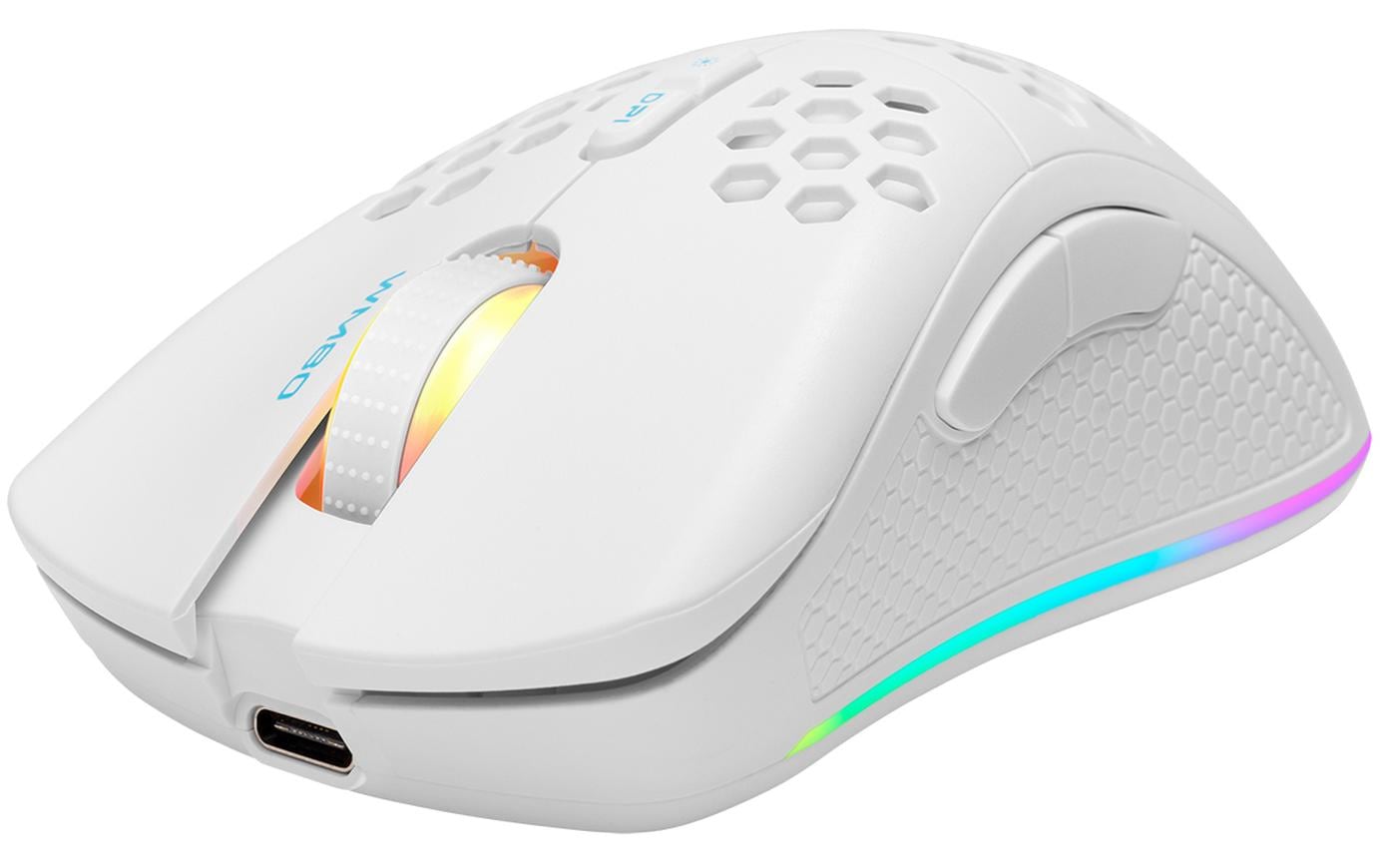 DELTACO Gaming-Maus WM80 RGB Weiss DELTACO Gaming-Maus WM80 RGB Weiss
