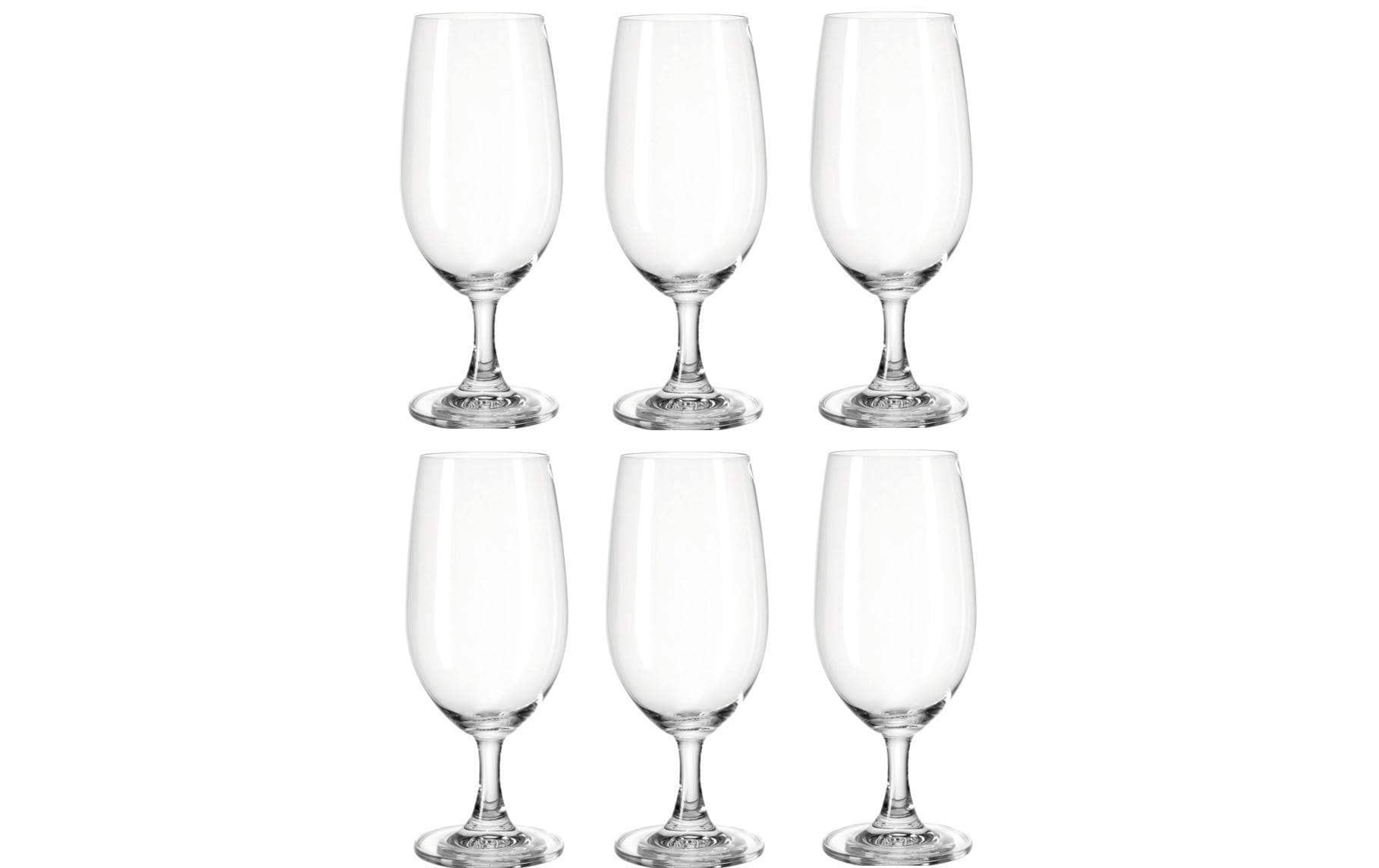 Montana Bierglas First+ 380 ml, 6 Stück, Transparent