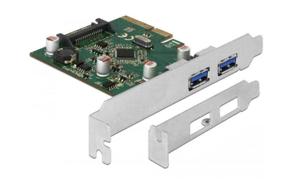 Delock PCI-Express-Karte USB 3.1 Gen2 - 2x USB-Typ-A