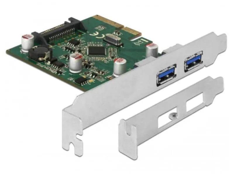 Delock PCI-Express-Karte USB 3.1 Gen2 - 2x USB-Typ-A