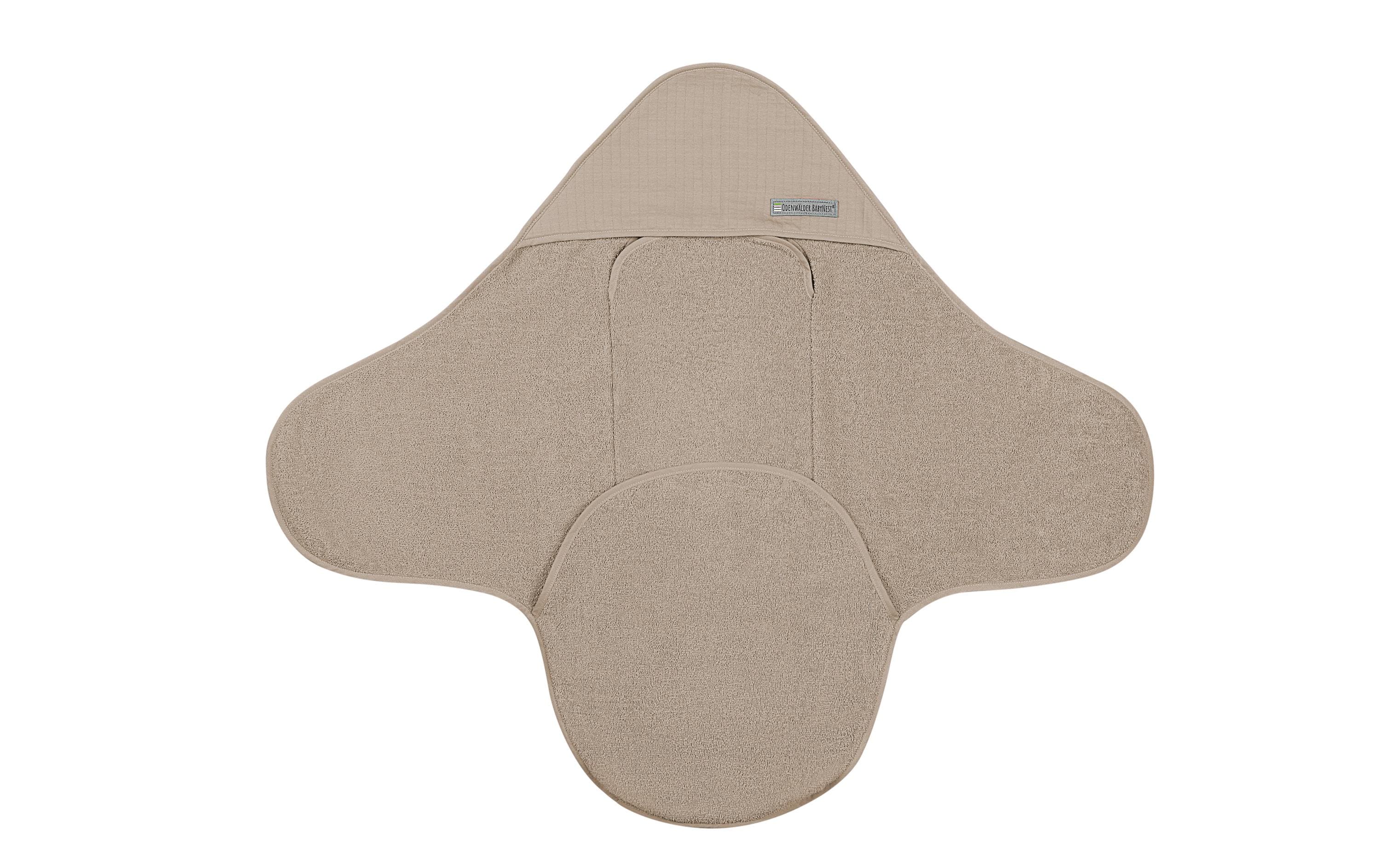 Odenwälder Einschlagdecke Frottee Sweet Chocolate 81 cm