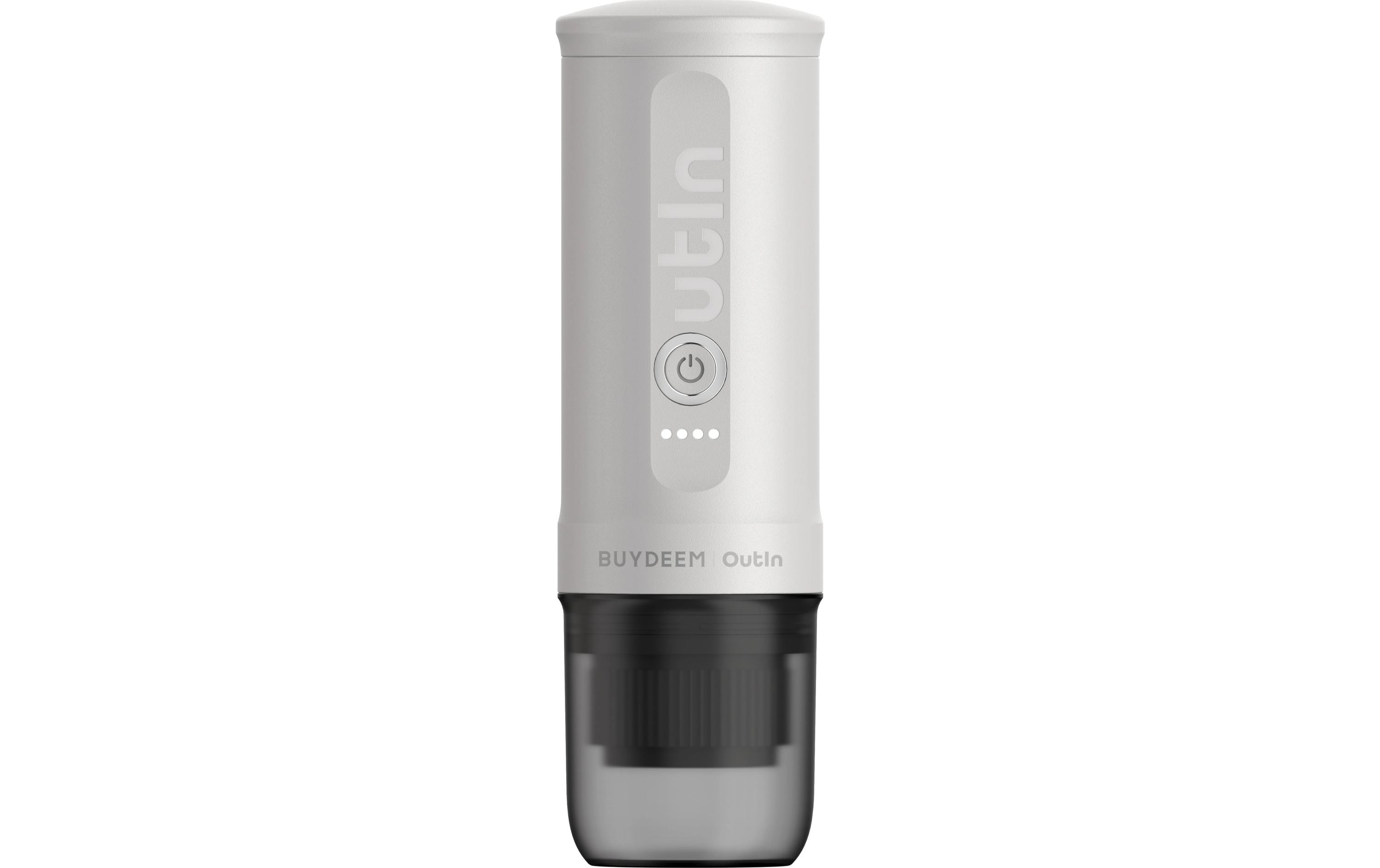 OUTIN Reisekaffeemaschine Nano Kapseln, Weiss