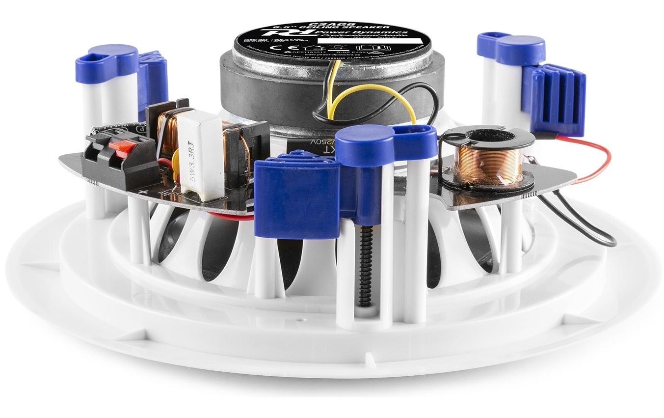 Power Dynamics Deckenlautsprecher CSSG6 6.5 Zoll Weiss