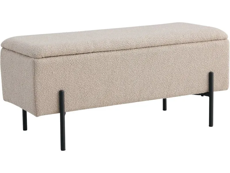 House Nordic Sitztruhe Watford 36.5 x 95 x 46 cm, Beige House Nordic Sitztruhe Watford 36.5 x 95 x 46 cm, Beige