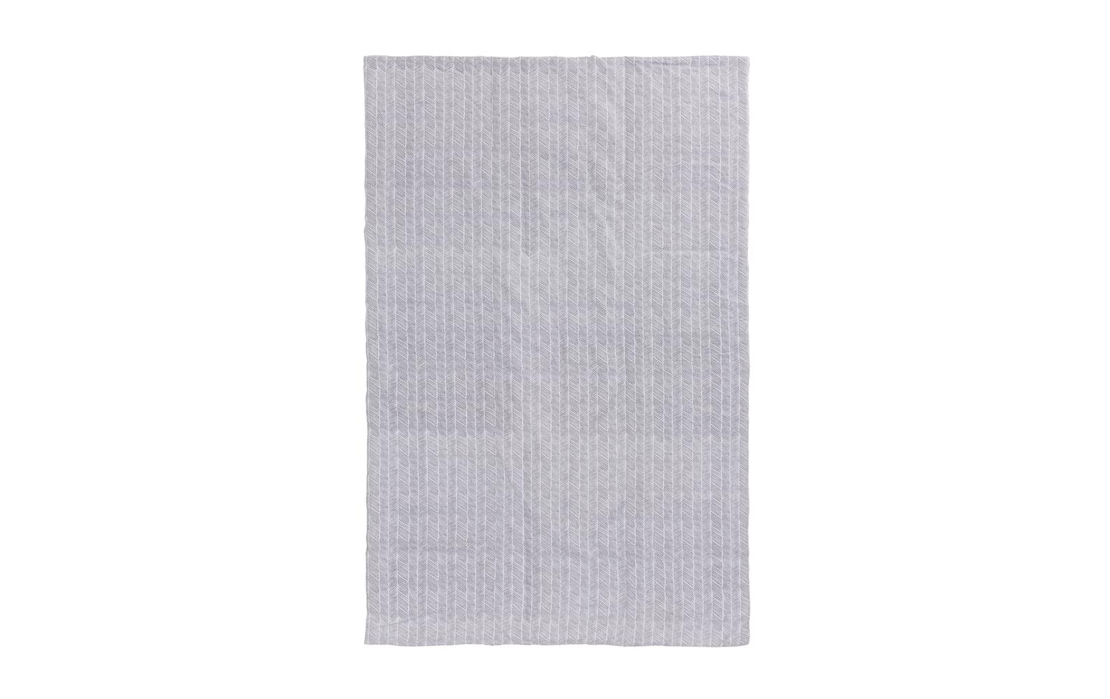 Urbanara Picknickdecke Ankisa 190 x 130 cm - Terrakotta / Weiss